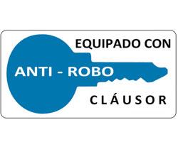 CLAUSOR 77BF3675A - Clausor antirrobo Ford con soporte
